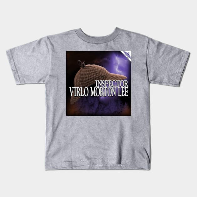 Inspector Virlo Morton Lee - Title Art Kids T-Shirt by pigeonspaceshipstudios